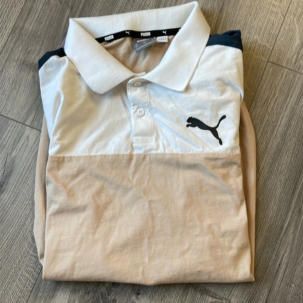 Like New condition Puma Color Block Shirt .